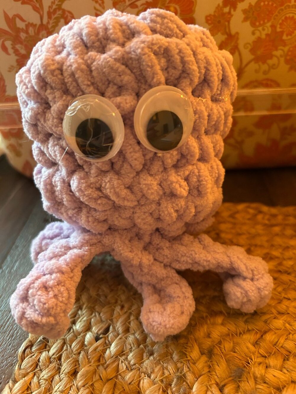 Cute Lavender Octopus